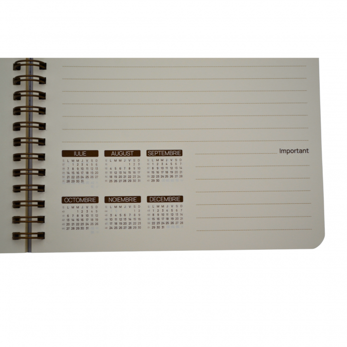 Agenda spira coperta PVC transparent  ivory [6]