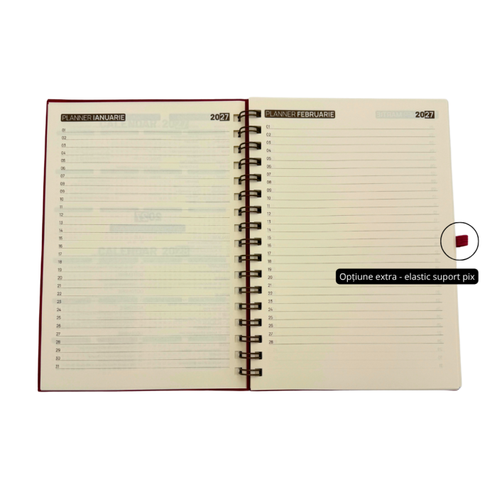 Agenda spira nedatata – culori și personalizare corporate [4]