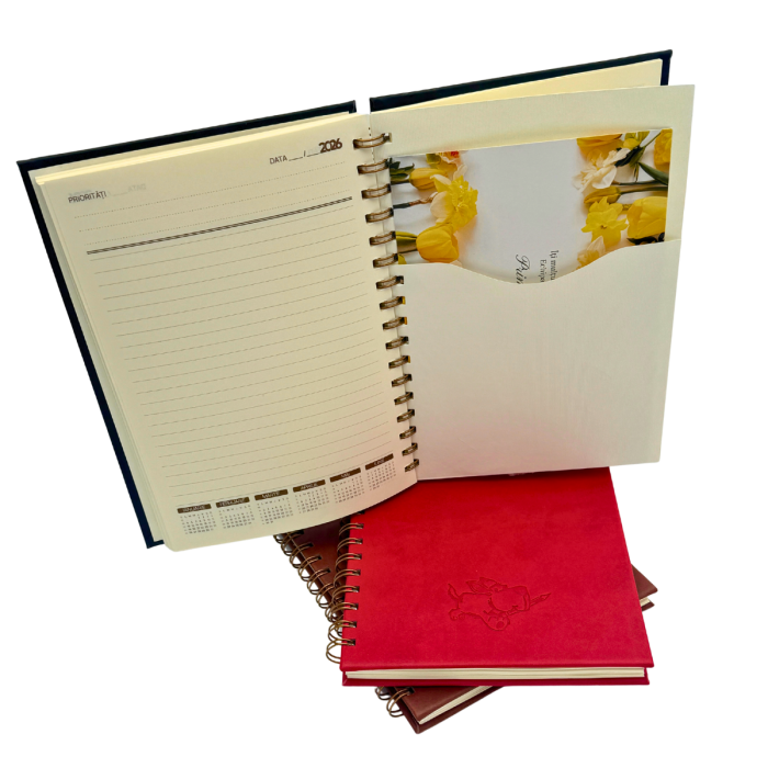 Agenda spira nedatata – culori și personalizare corporate [9]