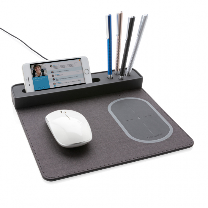 Mousepad Air cu incarcator wireless 5W si port USB [4]