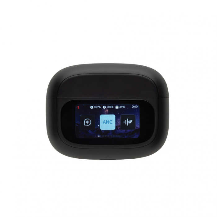 Casti wireless Airtune RCS din plastic reciclat, cu ANC/ENC si touch screen, BT 5.3 [8]