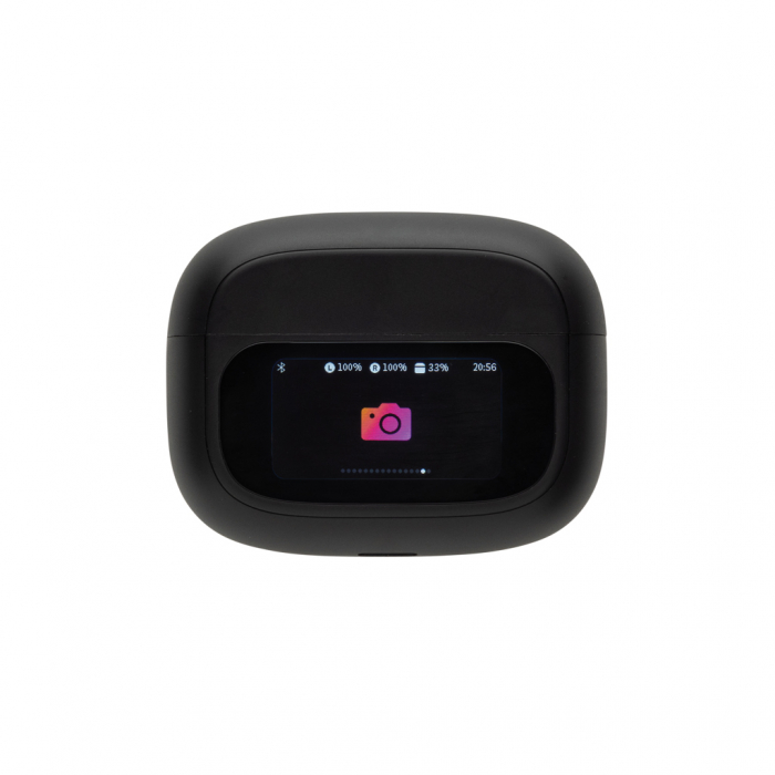 Casti wireless Airtune RCS din plastic reciclat, cu ANC/ENC si touch screen, BT 5.3 [9]