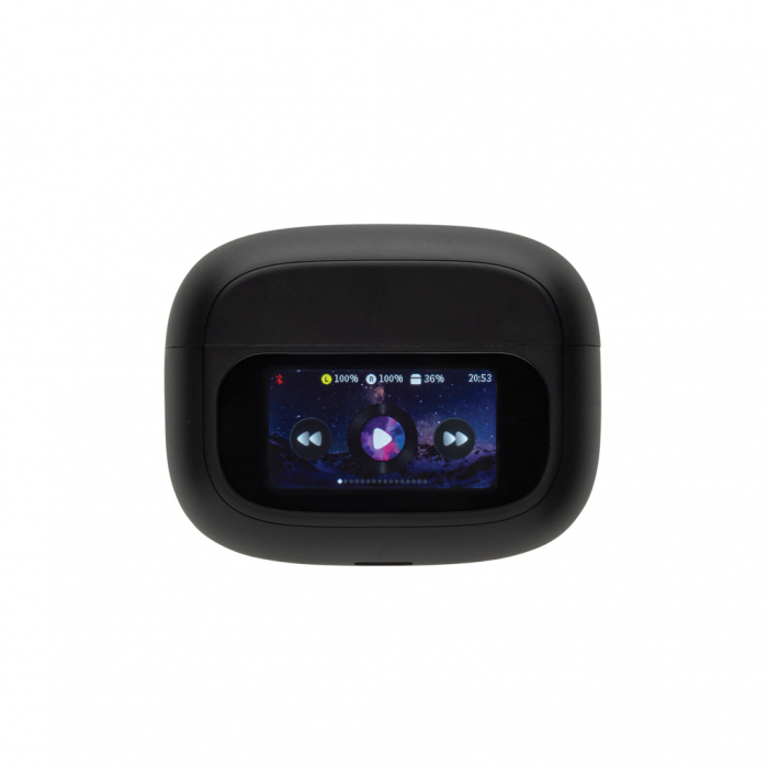 Casti wireless Airtune RCS din plastic reciclat, cu ANC/ENC si touch screen, BT 5.3 [6]