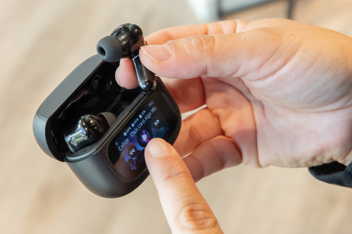 Casti wireless Airtune RCS din plastic reciclat, cu ANC/ENC si touch screen, BT 5.3 [12]