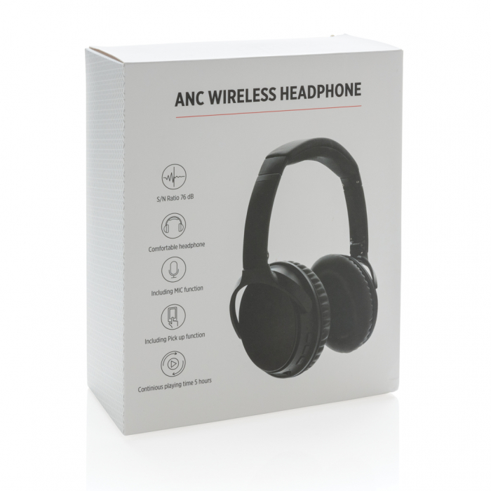 Casti wireless over-ear ANC -20dB, albastrutooth 5.0, autonomie 5H [11]