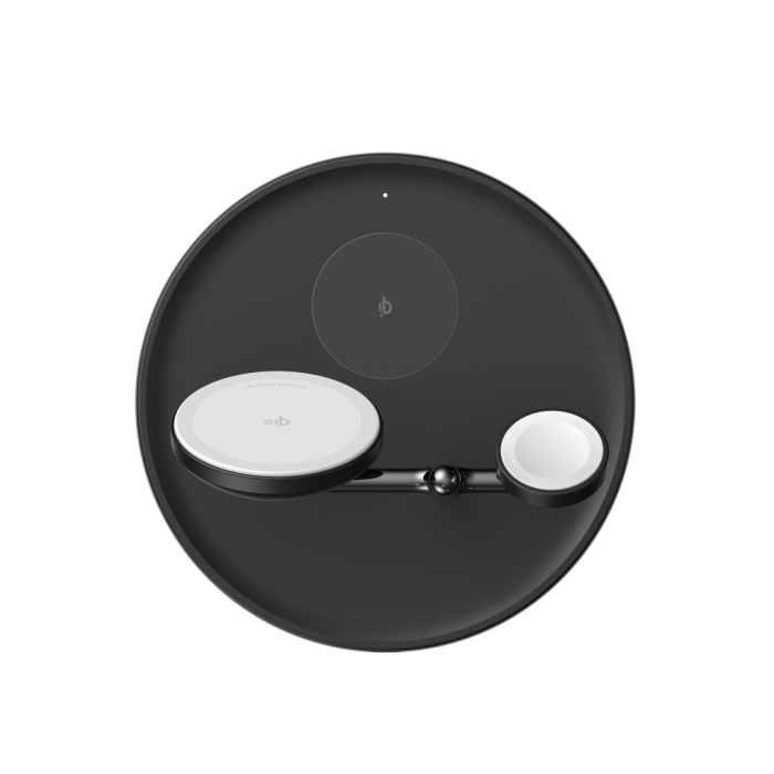 Statie incarcare wireless Anker MagGo 3-in-1, Qi2, MagSafe, 15W, iPhone, Apple Watch si AirPods 3. [9]