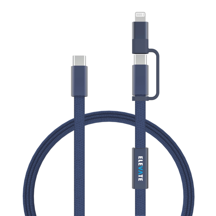 Cablu Arc RCS 2-in-1 USB-C si Lightning, 60W, 120 cm, transfer date 480 Mbps [5]