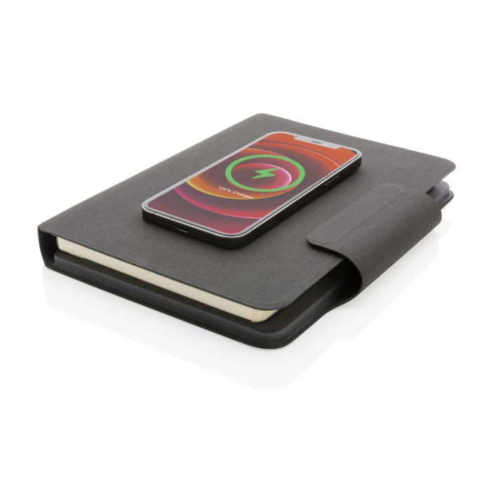 Agenda A5 cu incarcator wireless magnetic 10W si powerbank – multifunctionala si eleganta [3]