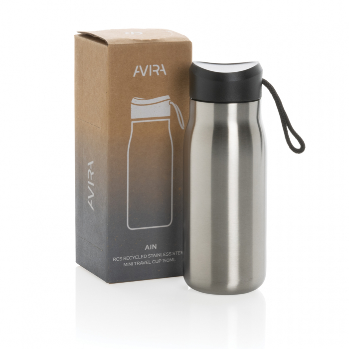 Avira Ain RCS Re-Steel 150ml – Mini sticla travel din otel reciclat, compacta si etansa [15]