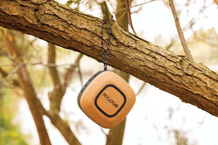 Boxa portabila wireless 5W impermeabila IPX5, pluta naturala, Baia [13]