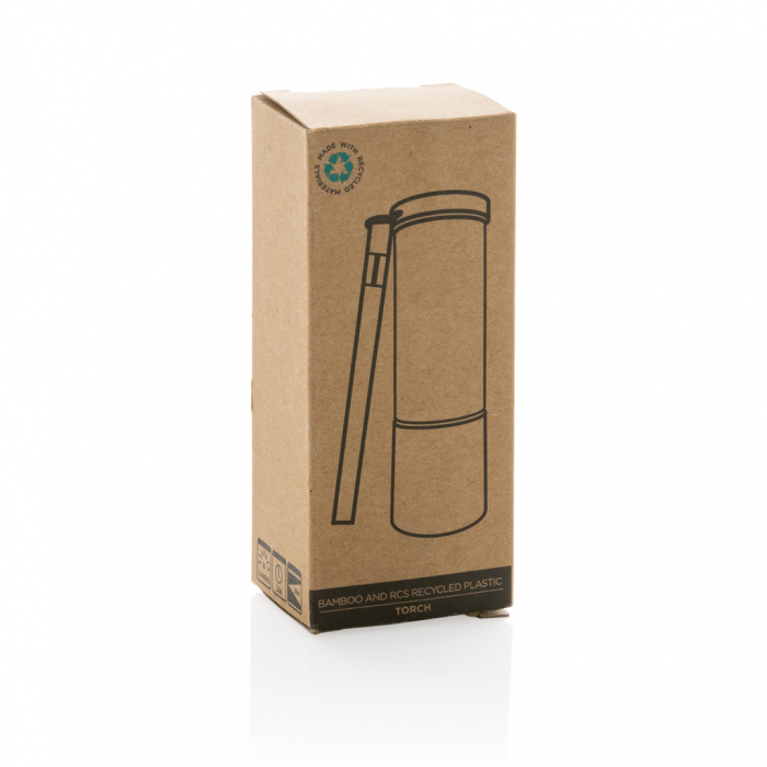 Lanterna din bambus FSC® si ABS reciclat RCS – 30 lumeni, autonomie 24h [11]