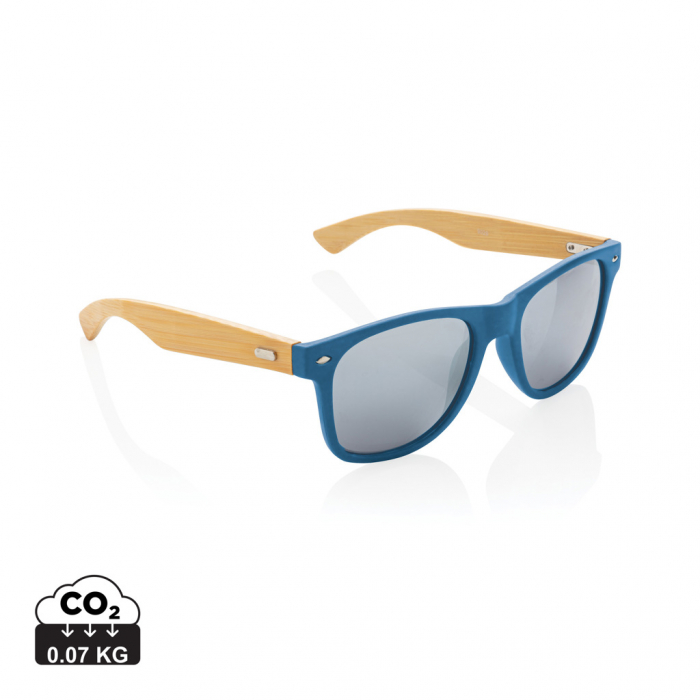 Ochelari de soare din bambus si plastic reciclat RCS [1]
