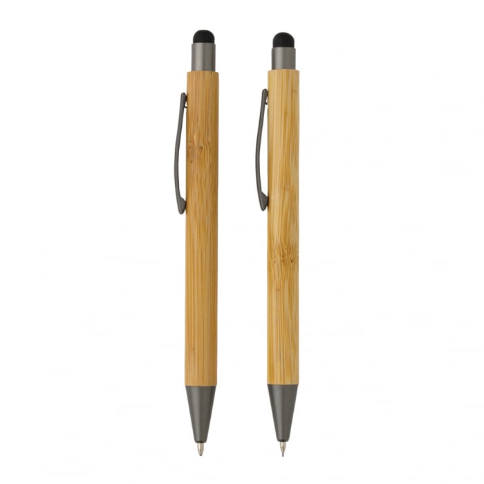 Set pix si creion modern din bambus FSC® in cutie cadou [4]