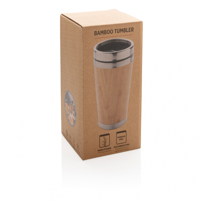 Pahar termos bambus 450 ml antiscurgere [6]