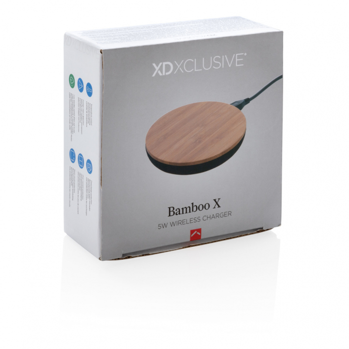 Incarcator wireless Bamboo X 5W – bambus si material sustenabil [6]