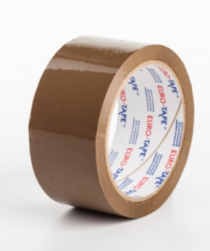 Banda adeziva 48mmx66m Eurotape acril maro [2]