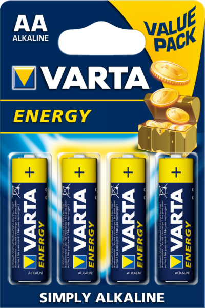Baterie R6-AA Varta Energy alcalina 4buc [2]