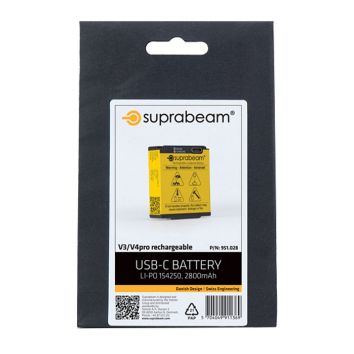Baterie reincarcabila Suprabeam Li-Po 2800 mAh USB-C pentru V3PRO/V4PRO [2]