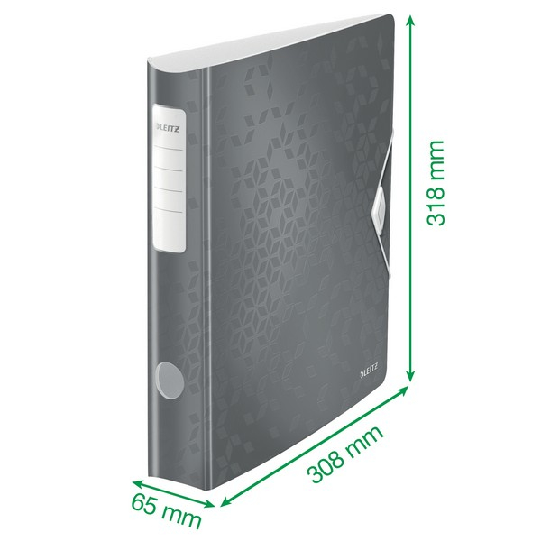Biblioraft Leitz Active WOW 180°, A4, 50mm, polyfoam, roz metalizat [6]