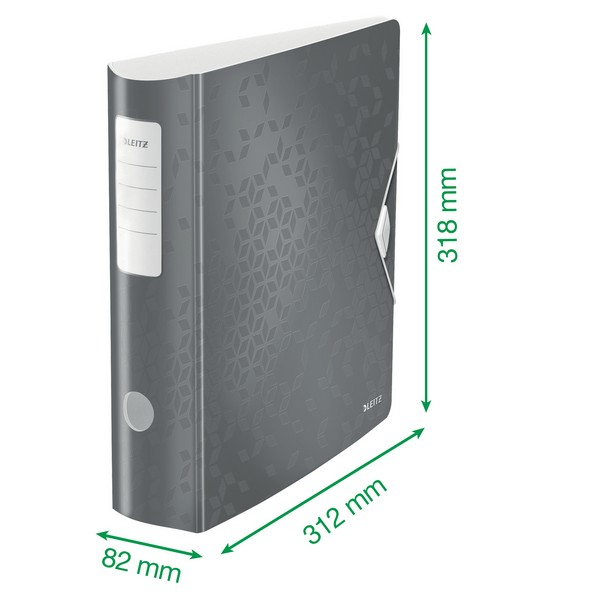 Biblioraft Leitz Active WOW 180°, A4, 75mm, polyfoam, roz metalizat [4]