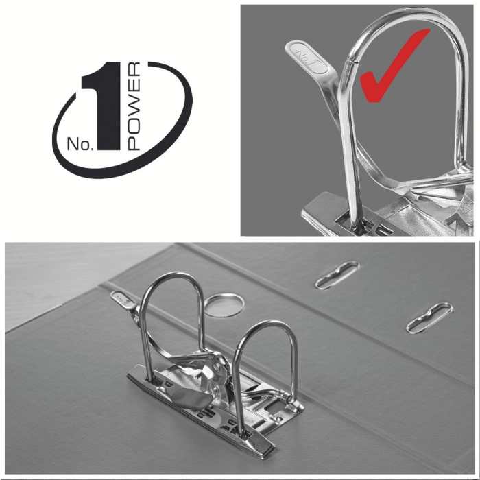 Biblioraft A4 75 mm No.1 Power VIVIDA albastru Esselte [3]