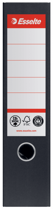 Biblioraft Esselte No.1 Power Recycled, carton, 100% reciclat, reciclabil, certificare FSC, A4, 75 mm [2]