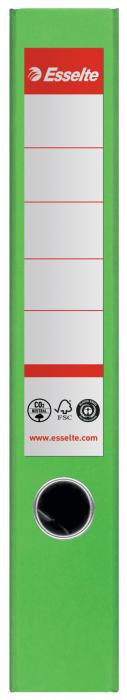 Biblioraft Esselte No.1 Power Recycled, carton, 100% reciclat, reciclabil, certificare FSC, A4, 50 mm, verde [2]