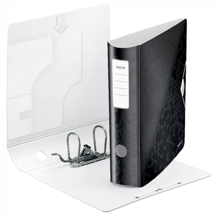 Biblioraft Leitz Active WOW 180°, A4, 75mm, polyfoam, roz metalizat [2]