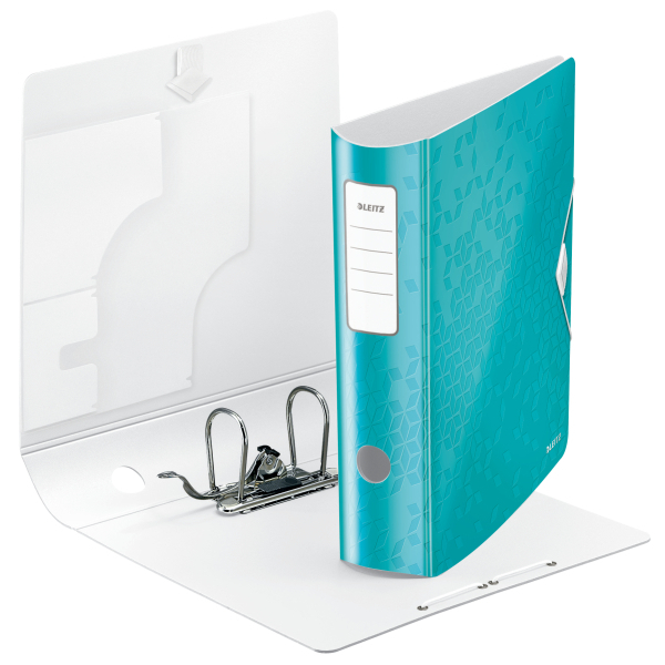 Biblioraft Leitz Active WOW 180°, A4, 75mm, polyfoam, roz metalizat [2]