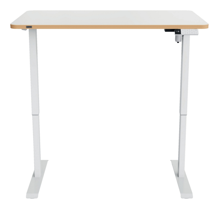 Birou ergonomic electric LEITZ Ergo 120x70 cm reglabil pe inaltime alb [2]