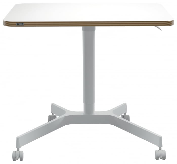 Birou Ergonomic Leitz Ergo – Pneumatic, Ajustabil pe Inaltime, Alb [9]