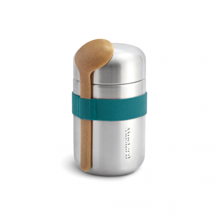 Termos alimentar Black+Blum, 400ml, cu capac inox si lingura eco [7]