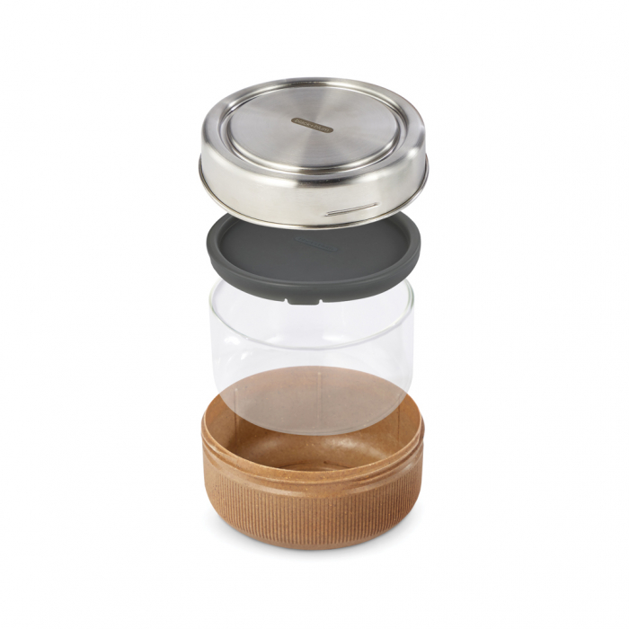 Castron pentru pranz Black+Blum din sticla, 750ml cu capac etans [8]