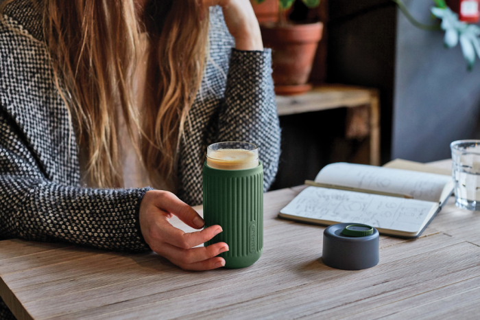 Pahar de calatorie din sticla 340ML Black+Blum [7]