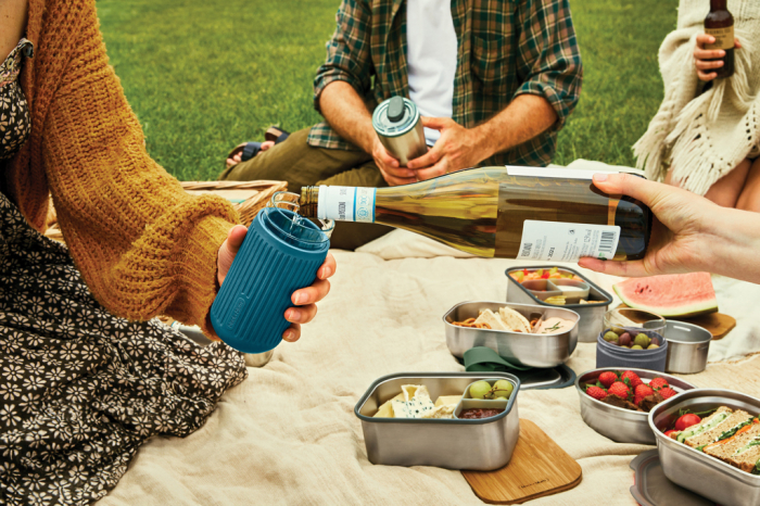 Pahar de calatorie din sticla 340ML Black+Blum [10]