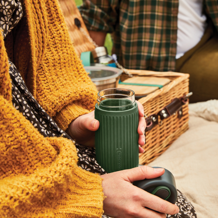 Pahar de calatorie din sticla 340ML Black+Blum [13]