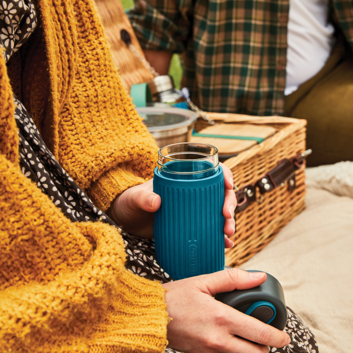 Pahar de calatorie din sticla 340ML Black+Blum [11]