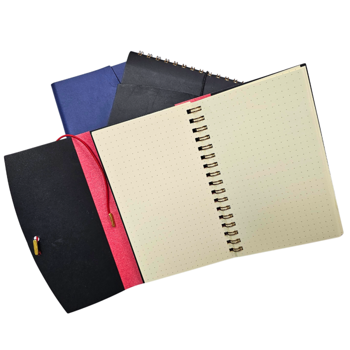 Bloc notes A5/A6 imitatie piele – productie proprie in Unitate Protejata, personalizare corporate [4]