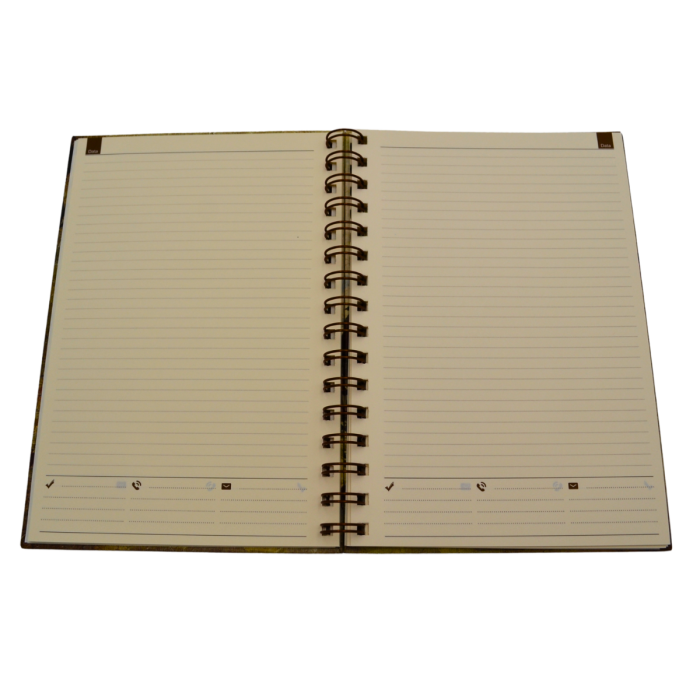 Bloc notes spira A5 rigid – productie proprie, personalizare corporate [3]