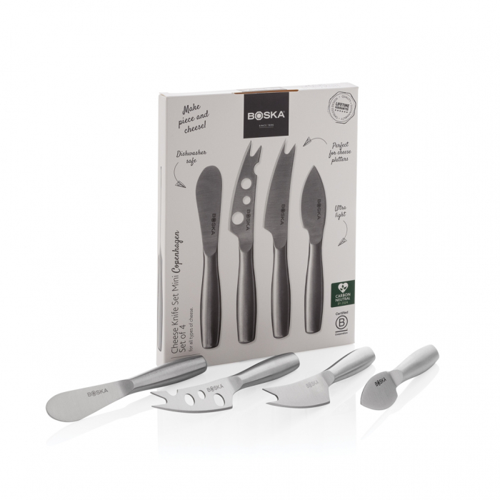 Set cutite branzeturi BOSKA Mini Copenhagen, 4 piese inox, garantie pe viata [7]