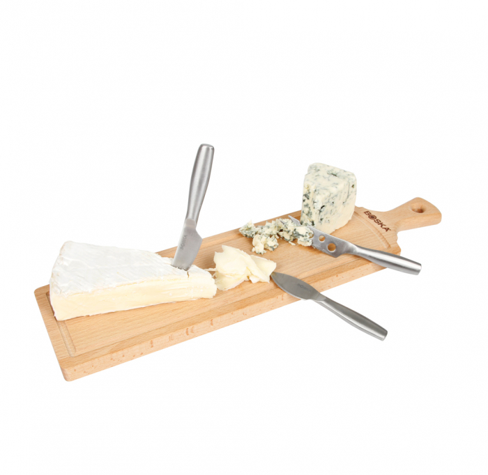 Set branzeturi BOSKA Amigo – tocator fag + 3 cutite inox, garantie 10 ani [4]