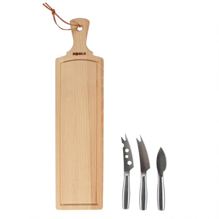 Set branzeturi BOSKA Amigo – tocator fag + 3 cutite inox, garantie 10 ani [2]