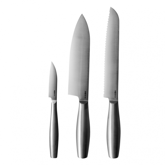 Set cutite bucatarie BOSKA Copenhagen, 3 piese inox, garantie pe viata [2]