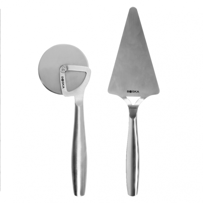 Set pizza BOSKA Copenhagen, inox premium, rotita si palet, garantie pe viata [2]