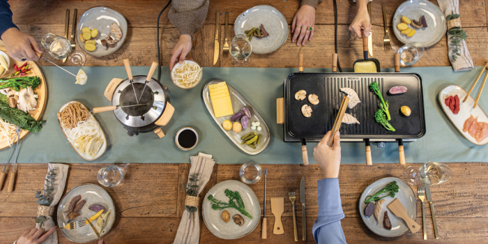 Raclette BOSKA Gourmet Party pentru 8 persoane, grill reversibil, EU Type F [13]