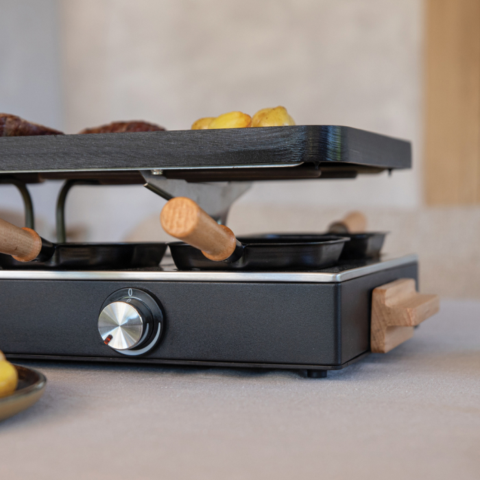 Raclette BOSKA Gourmet Party pentru 8 persoane, grill reversibil, EU Type F [9]