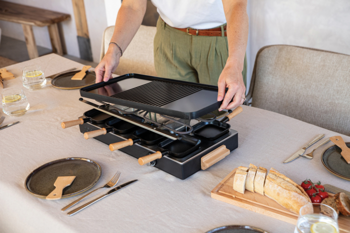 Raclette BOSKA Gourmet Party pentru 8 persoane, grill reversibil, EU Type F [8]