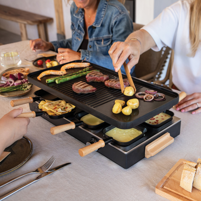 Raclette BOSKA Gourmet Party pentru 8 persoane, grill reversibil, EU Type F [7]