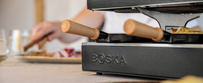 Raclette BOSKA Gourmet Party pentru 8 persoane, grill reversibil, EU Type F [11]