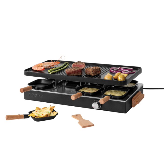 Raclette BOSKA Gourmet Party pentru 8 persoane, grill reversibil, EU Type F [2]